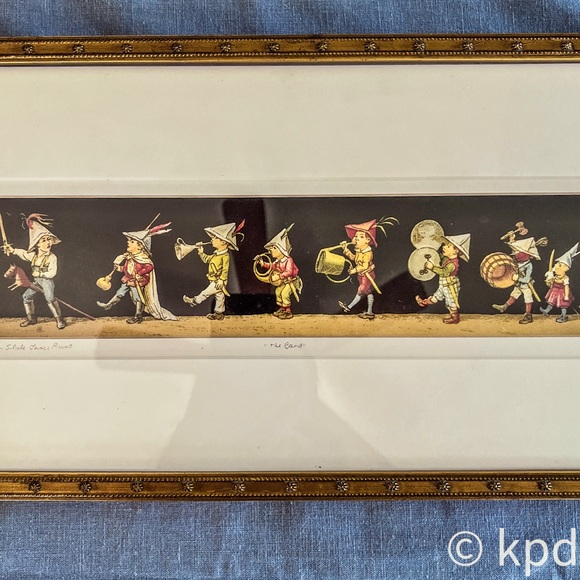 The Band" Lithograph Print by Patricia Burke “Magic Lantern Slide” - Picture 5 of 7
